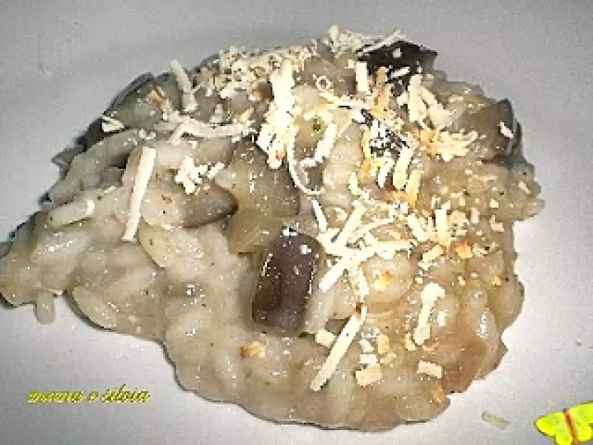 Risotto di melanzane affumicato