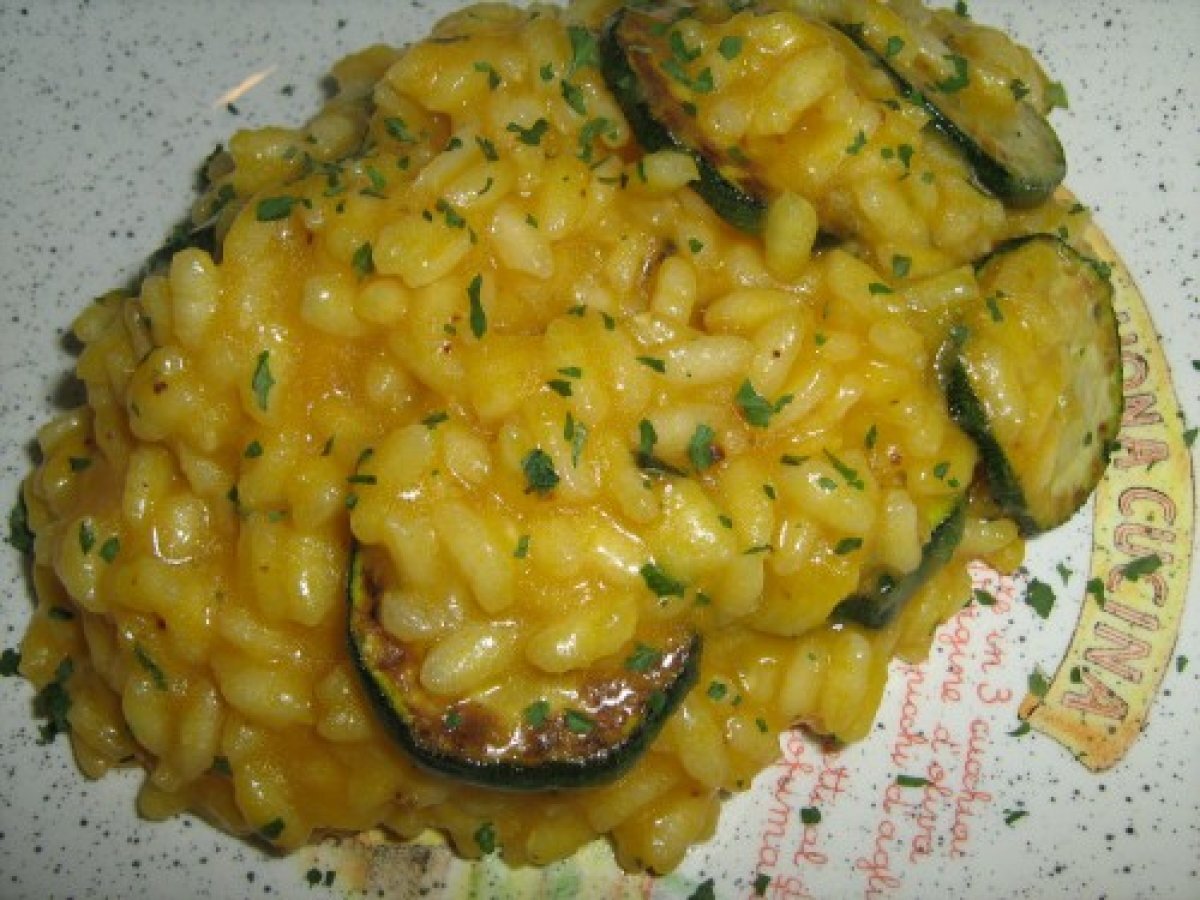 Risotto di zucca con zucchina, foto 2