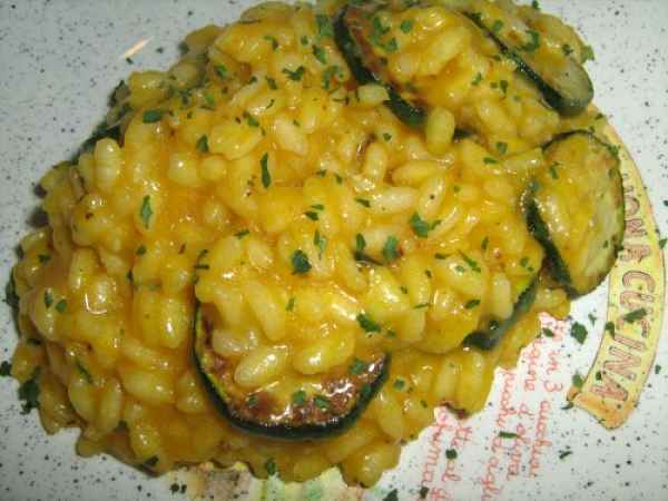 Risotto di zucca con zucchina, foto 2
