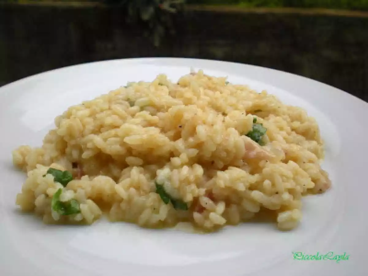Risotto Fontina e Speck