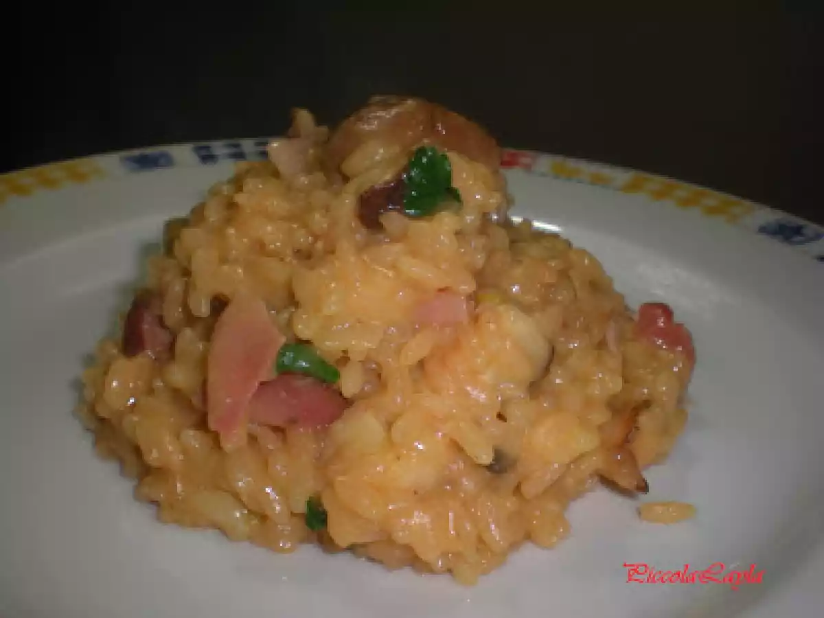 Risotto Funghi e Speck