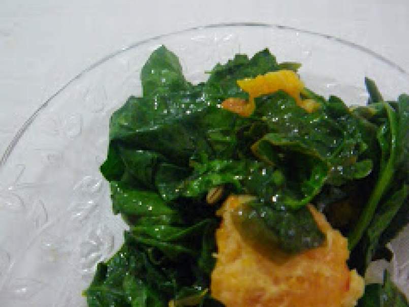 Risotto, Insalata di arancia e spinaci e Insalata, foto 1