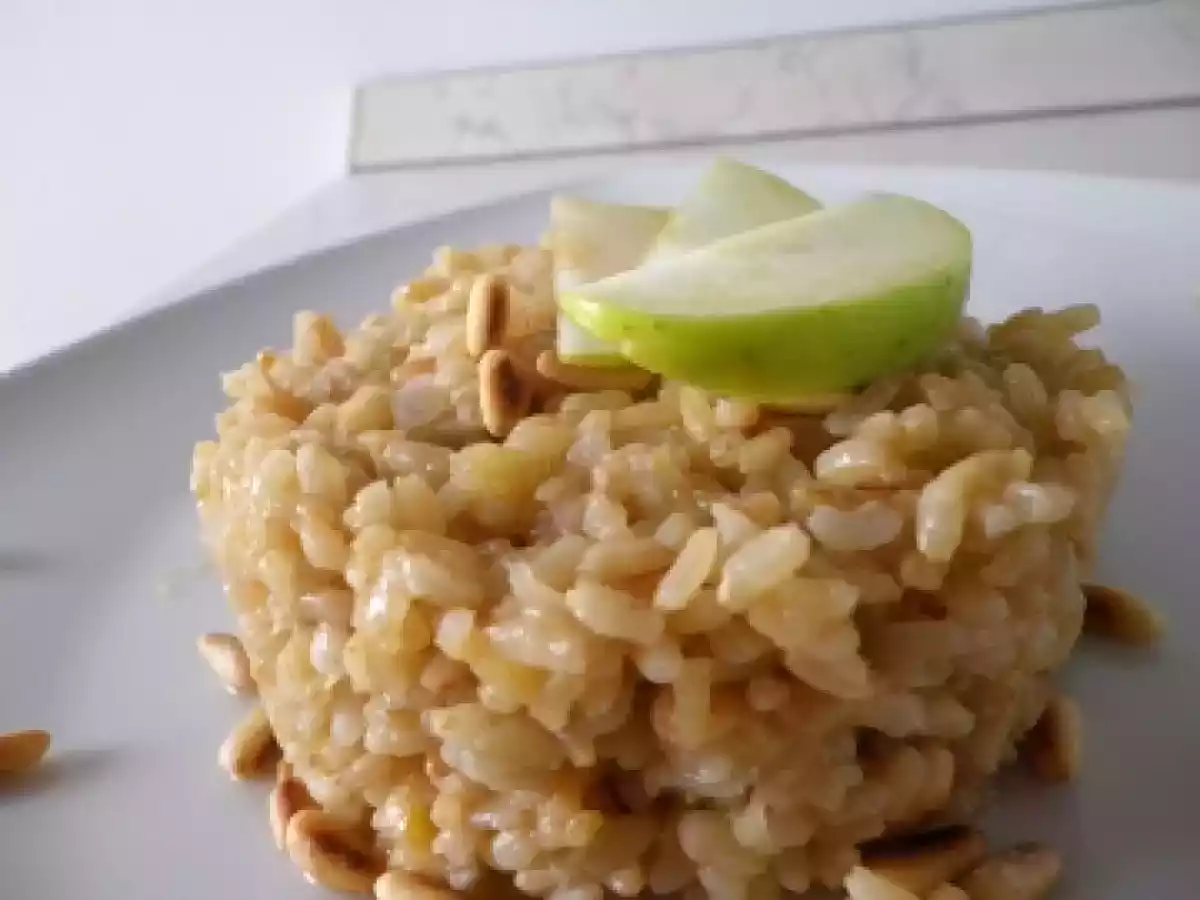 RISOTTO INTEGRALE CON MELE E PINOLI - foto 9