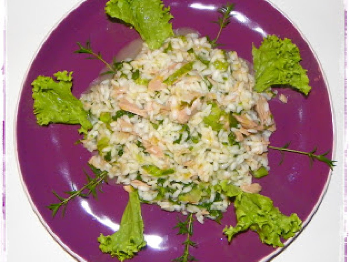 RISOTTO LIGHT CON TONNO E INSALATA - foto 2