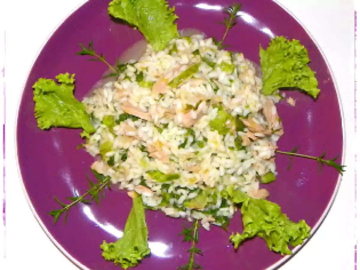 RISOTTO LIGHT CON TONNO E INSALATA - foto 2