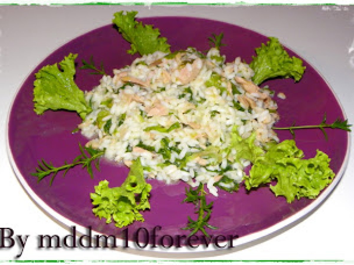 RISOTTO LIGHT CON TONNO E INSALATA - foto 3