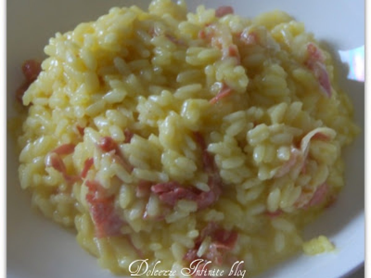 RISOTTO PANCETTA E ZAFFERANO - foto 2