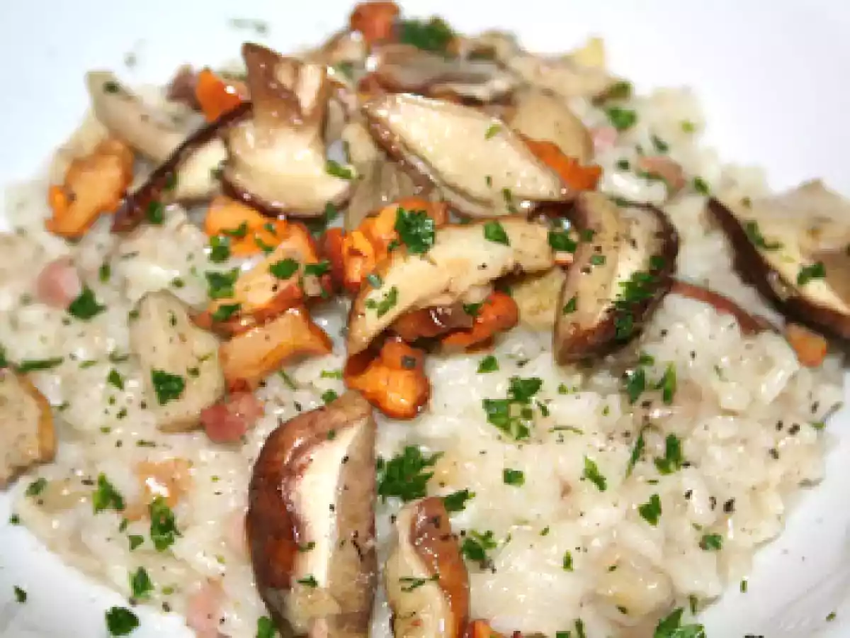 Risotto porcini e finferli - foto 2