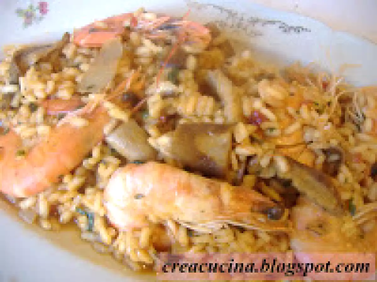 RISOTTO ROSSO MARI E MONTI