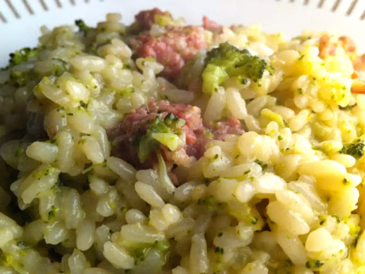 Risotto salsiccia e broccoli