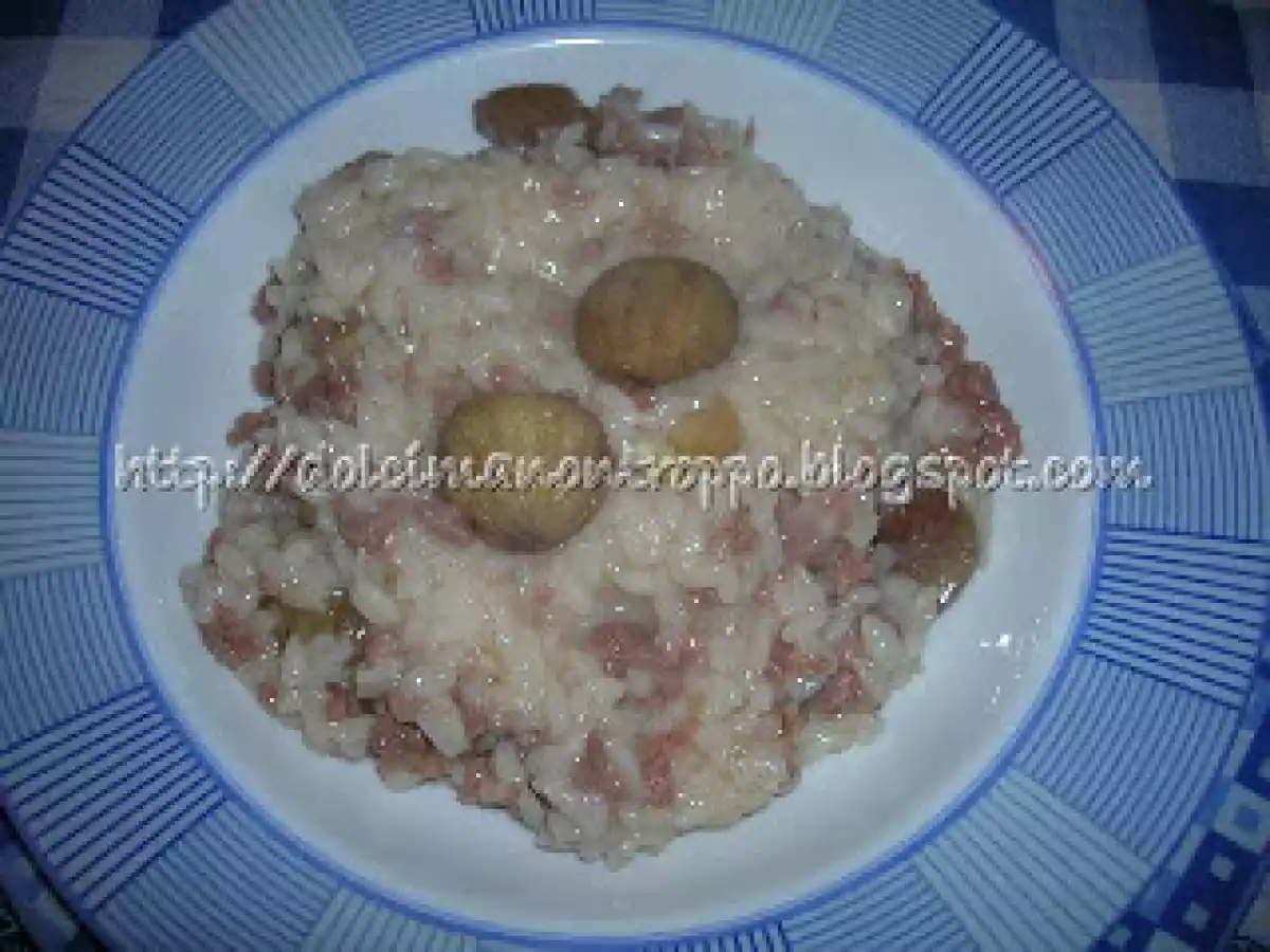 RISOTTO SALSICCIA E CASTAGNE - foto 2
