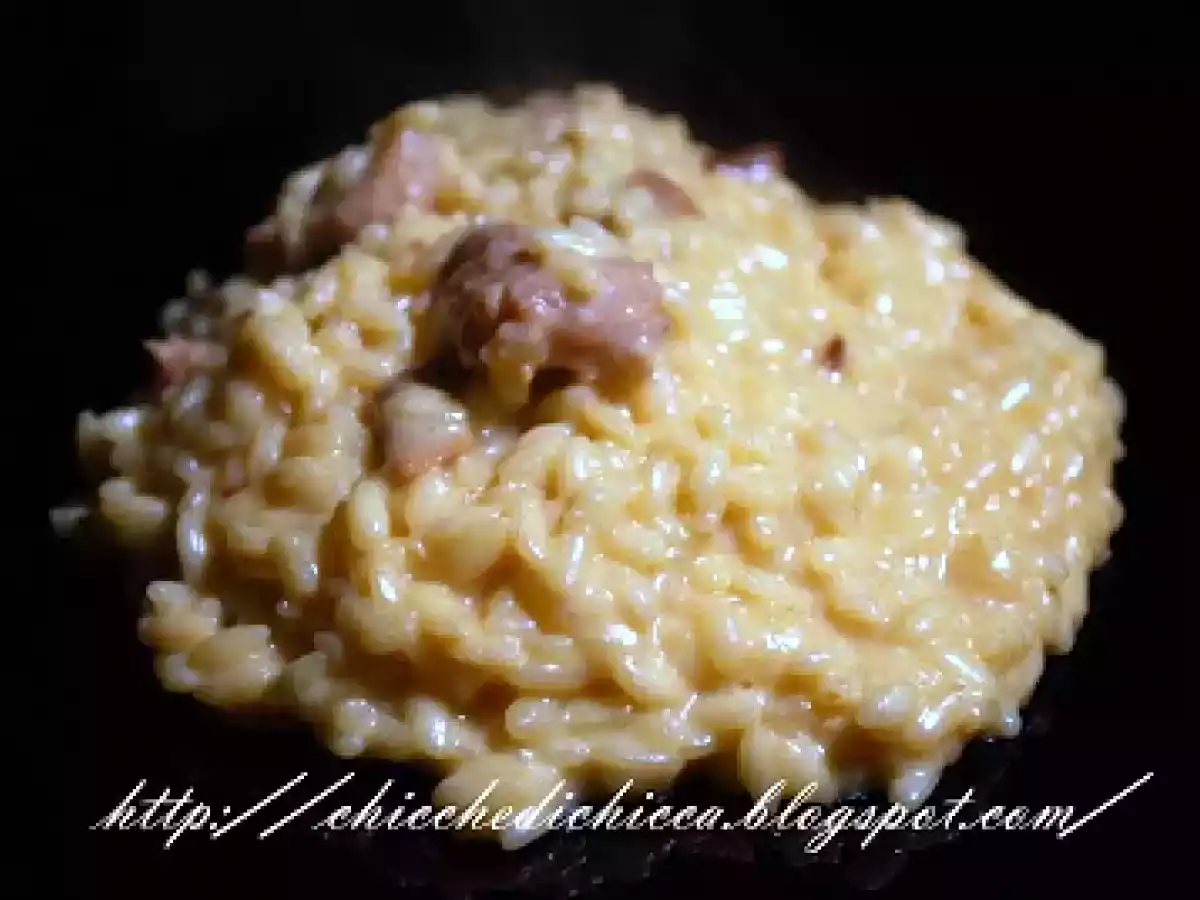 Risotto Salsiccia e Funghi nella Pentola a Pressione
