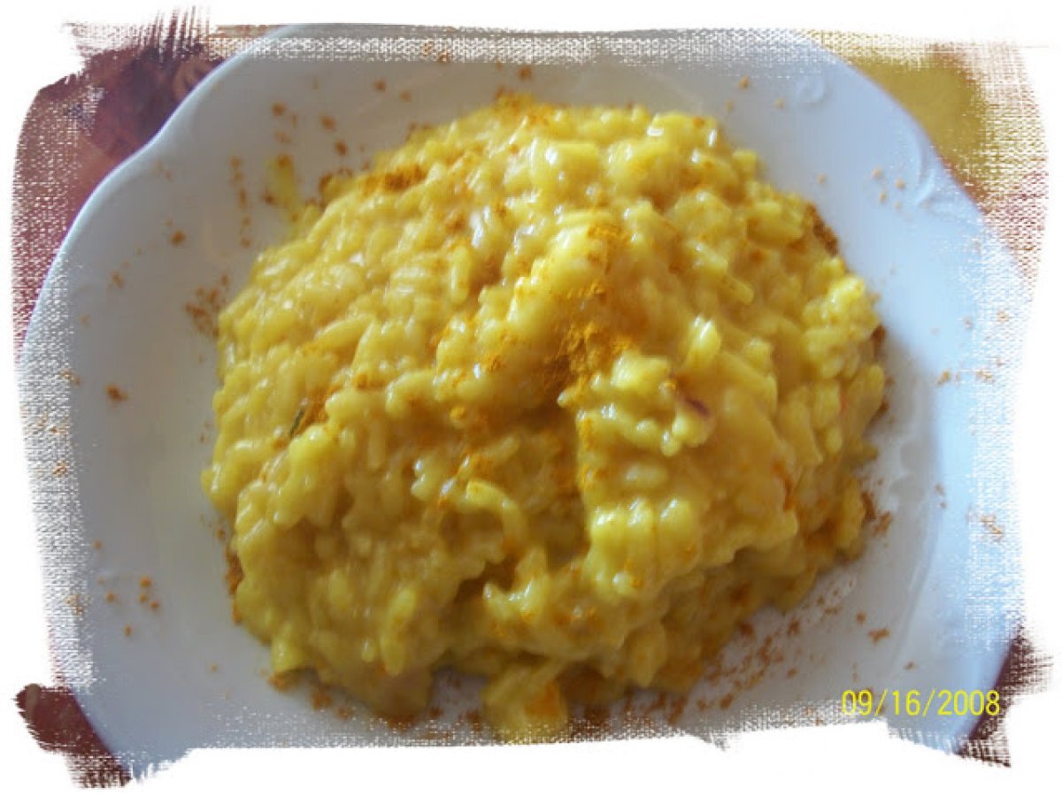 Risotto semplice allo zafferano