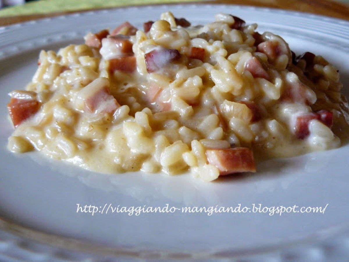 Risotto speck e crescenza