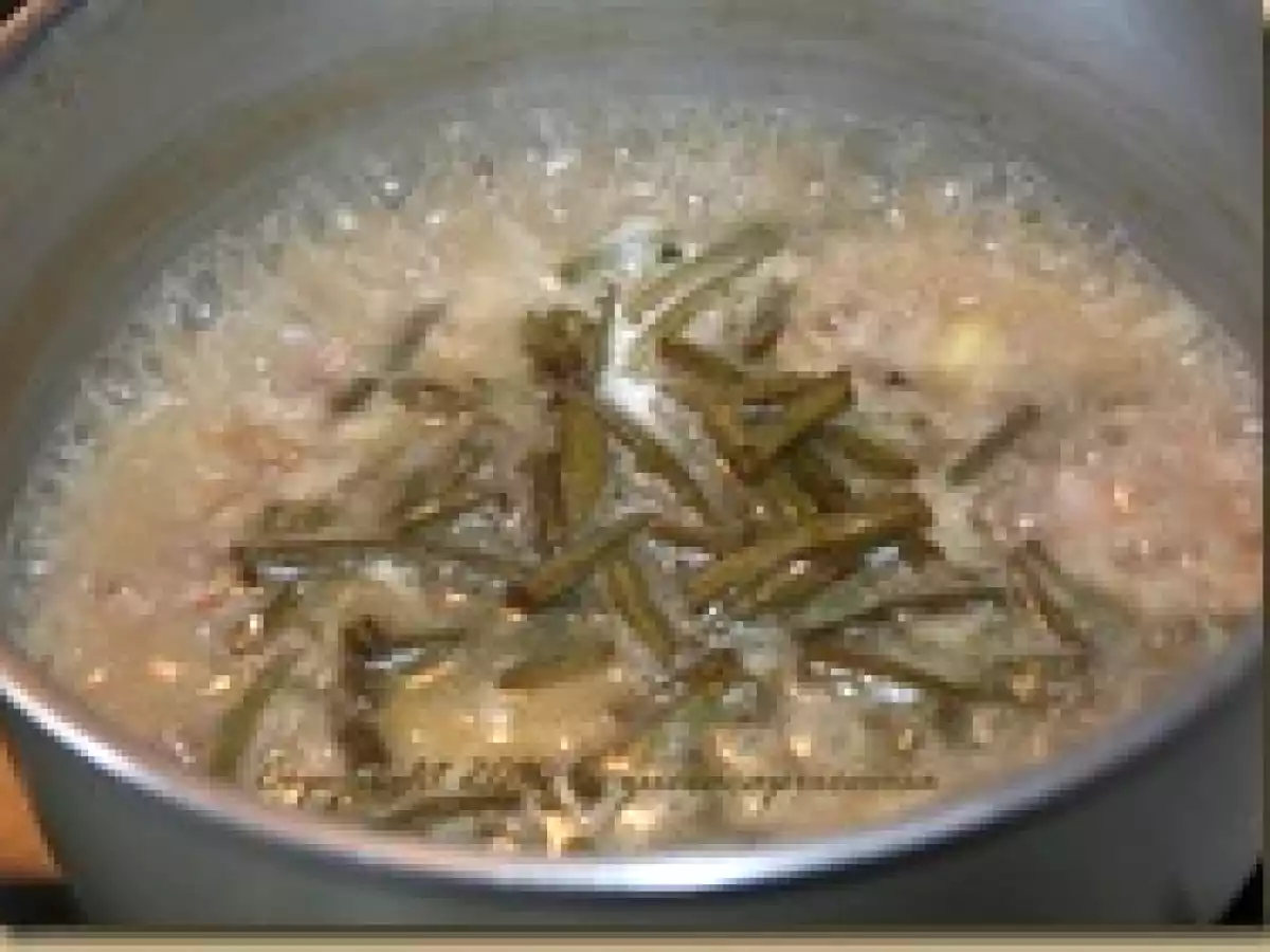 Risotto verde cremoso al pesto di broccolo e pancetta - foto 5