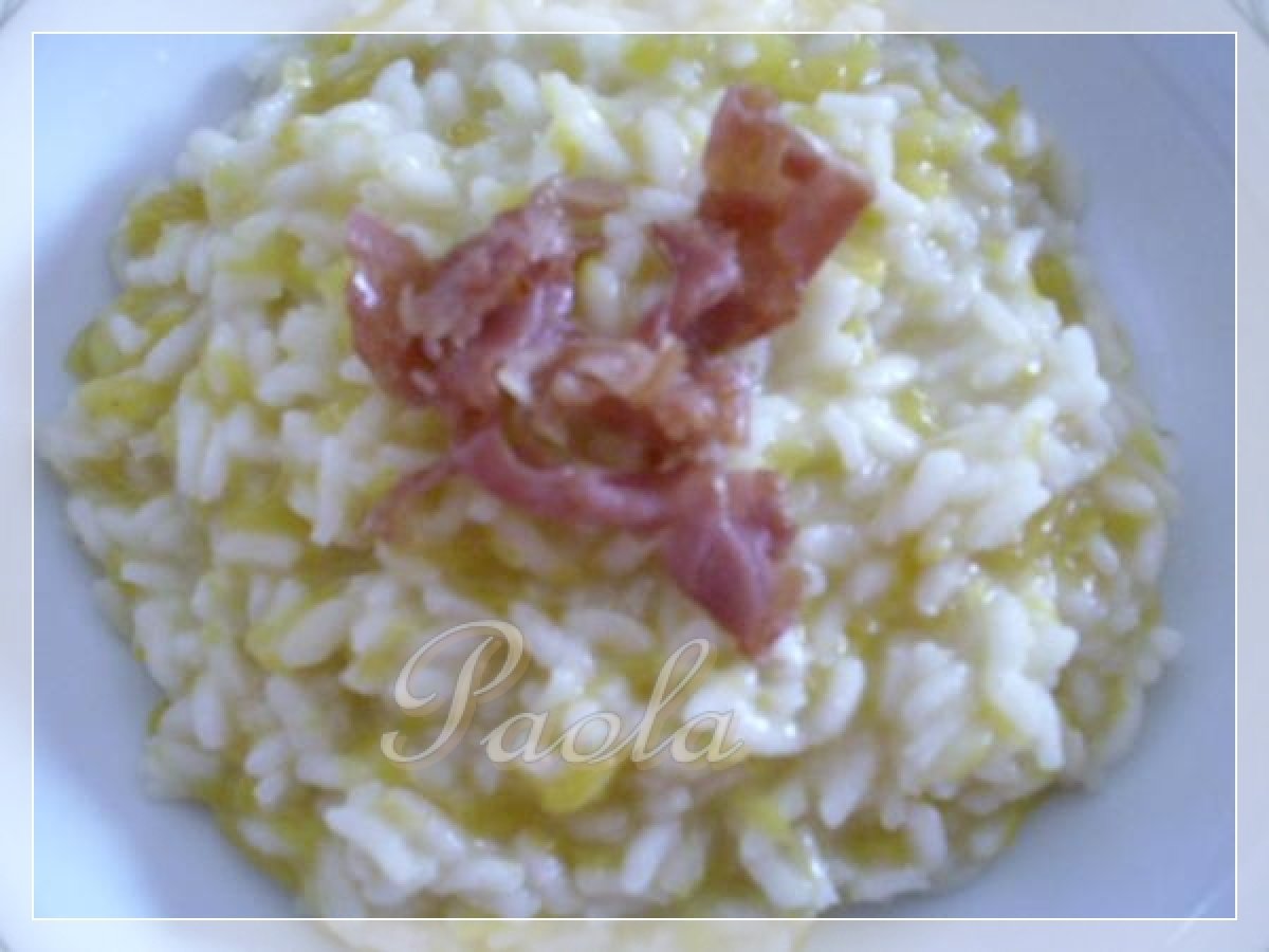 Risotto zucca e crudo