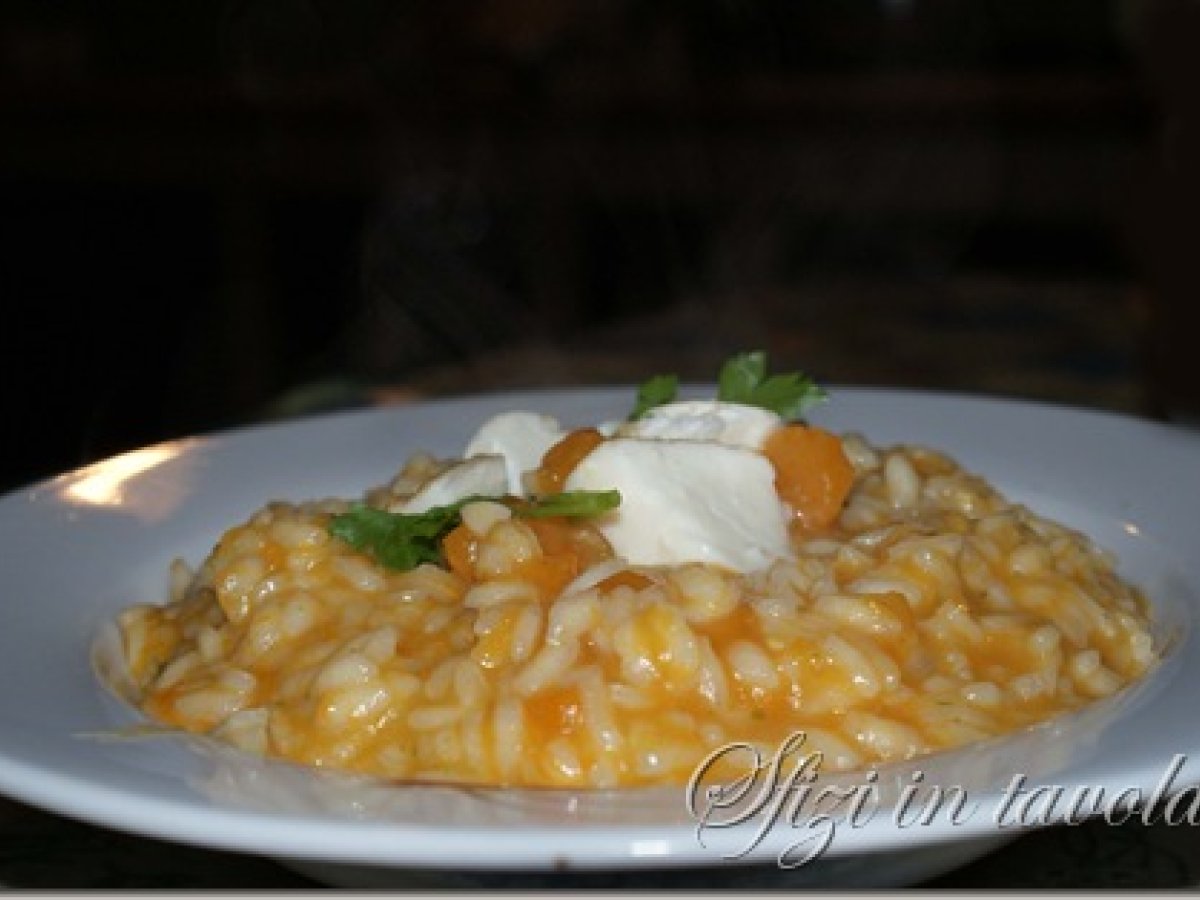 Risotto zucca e provola affumicata, foto 2