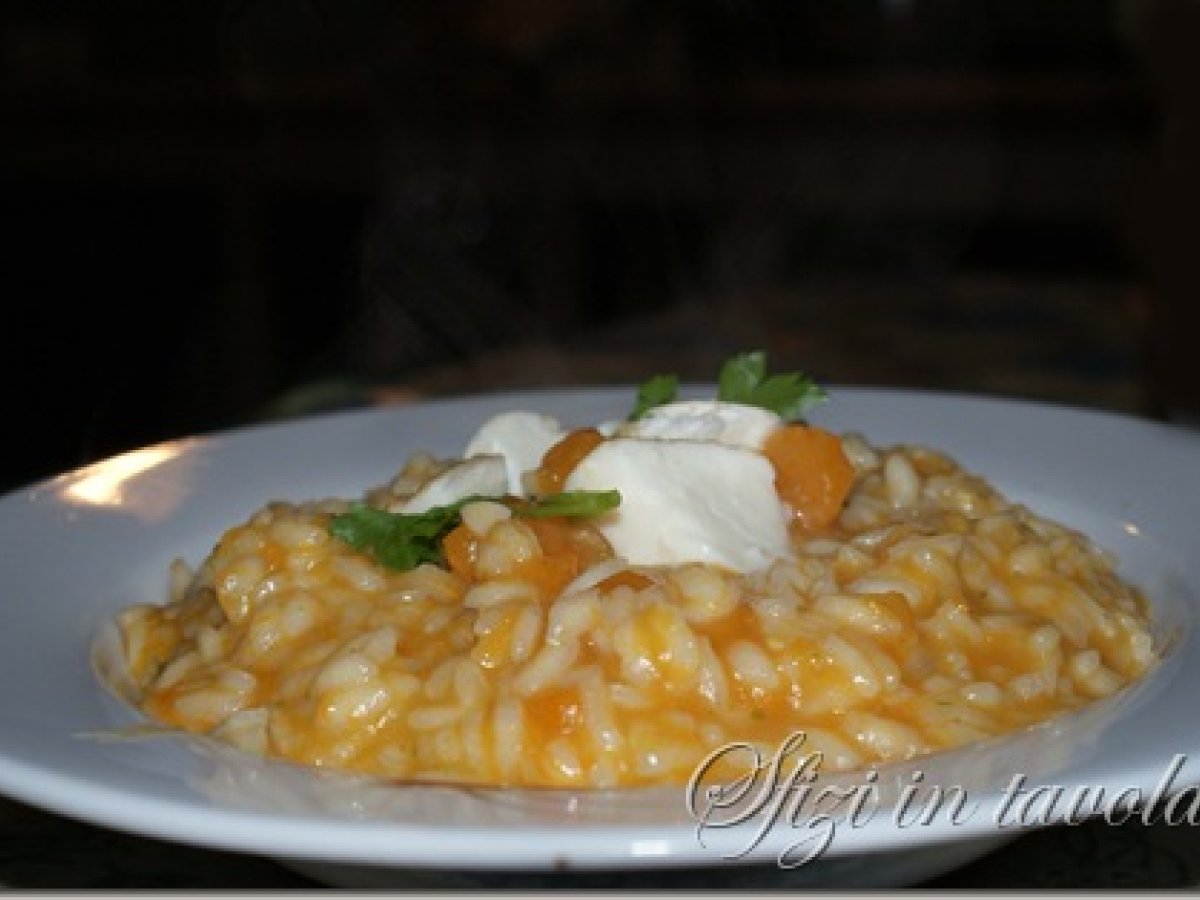 Risotto zucca e provola affumicata - foto 2