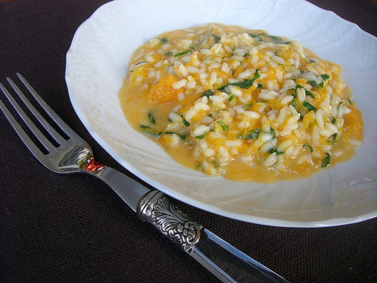 Risotto zucca e rucola - foto 2