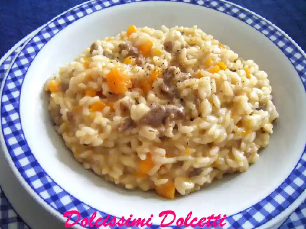 Risotto zucca e salsiccia - foto 3