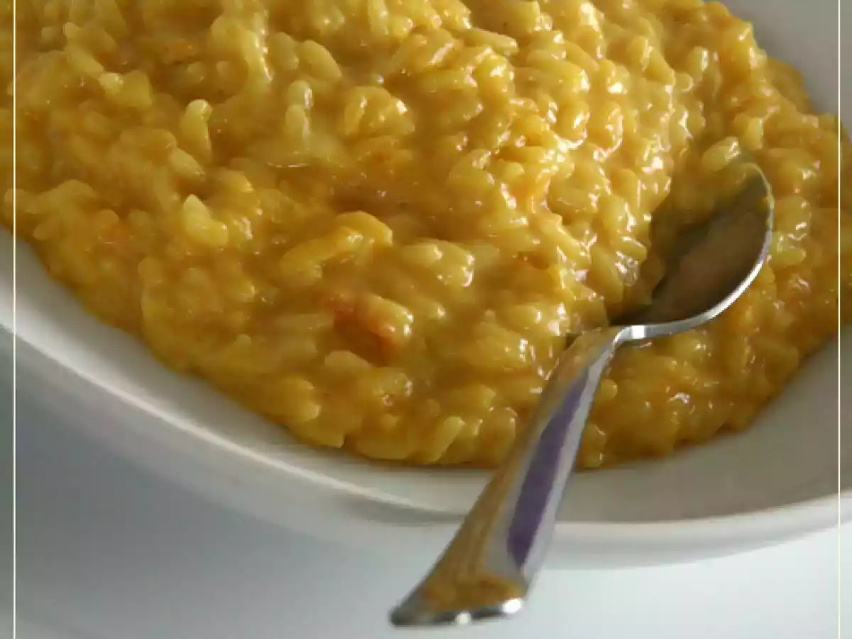 Risotto zucca e zafferano