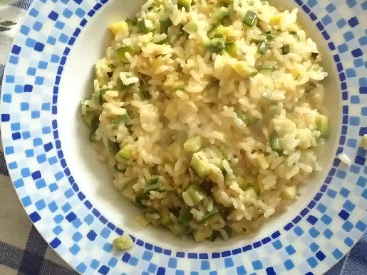 Risotto zucchine e gorgonzola
