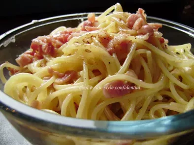 RIVISITAZIONE IN CUCINA : Spaghetti alla Carbonara con Marsala e Noce Moscata - foto 2