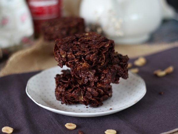 Ricetta Rose del deserto al cioccolato e burro d'arachidi