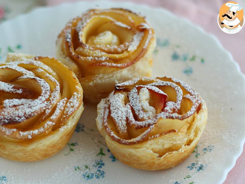 Rose di mele con pasta sfoglia, la ricetta facile e veloce - foto 2