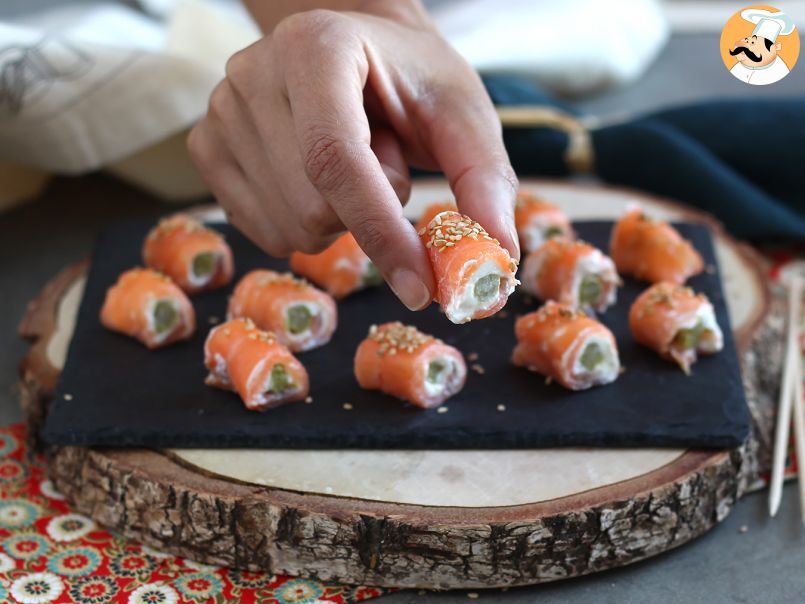 Rotolini di salmone e asparagi - foto 2