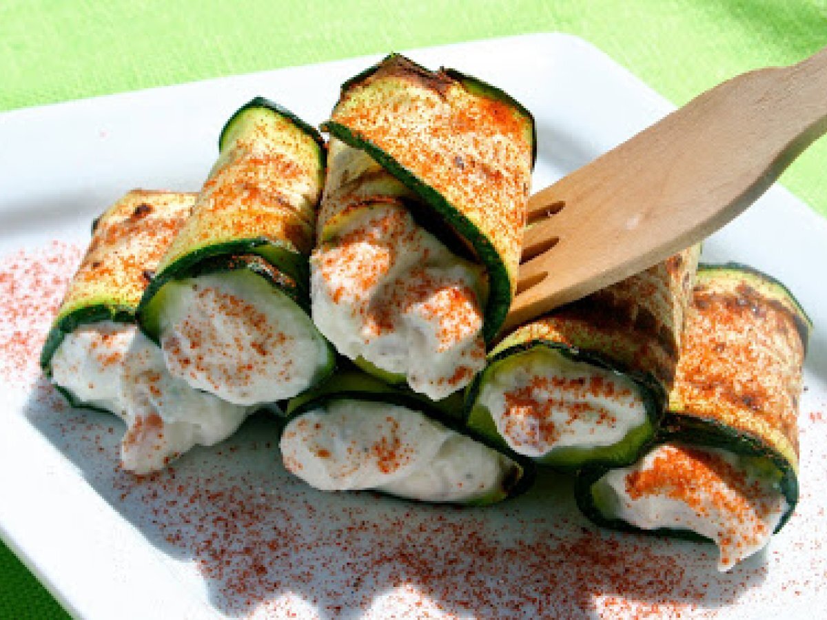Rotolini di zucchine e ricotta