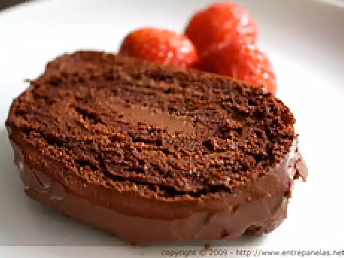 ROTOLO AL CIOCCOLATO SENZA FARINA