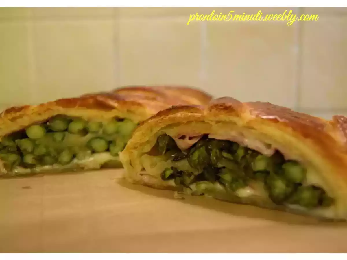 Rotolo Asparagi Prosciutto Cotto e Scamorza