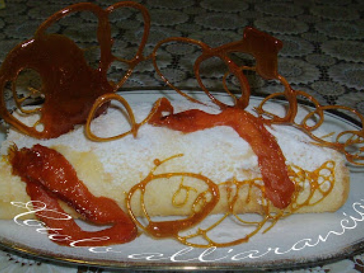 Rotolo con crema all'arancia - foto 2