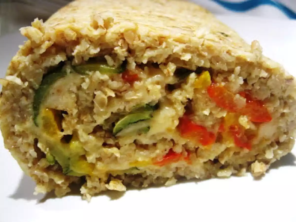 Rotolo di fiocchi d'avena affumicato alle verdure - foto 2