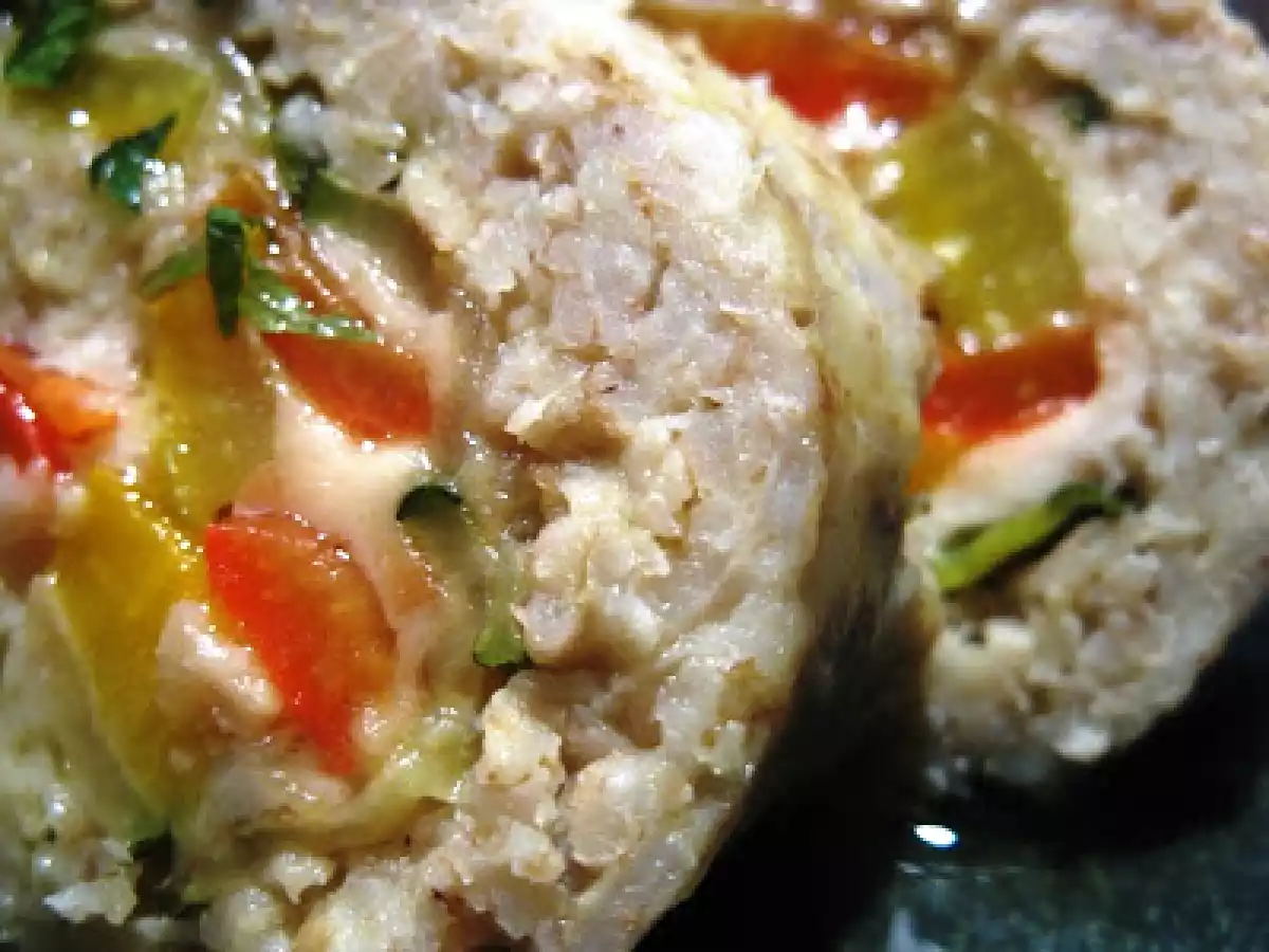 Rotolo di fiocchi d'avena affumicato alle verdure - foto 3