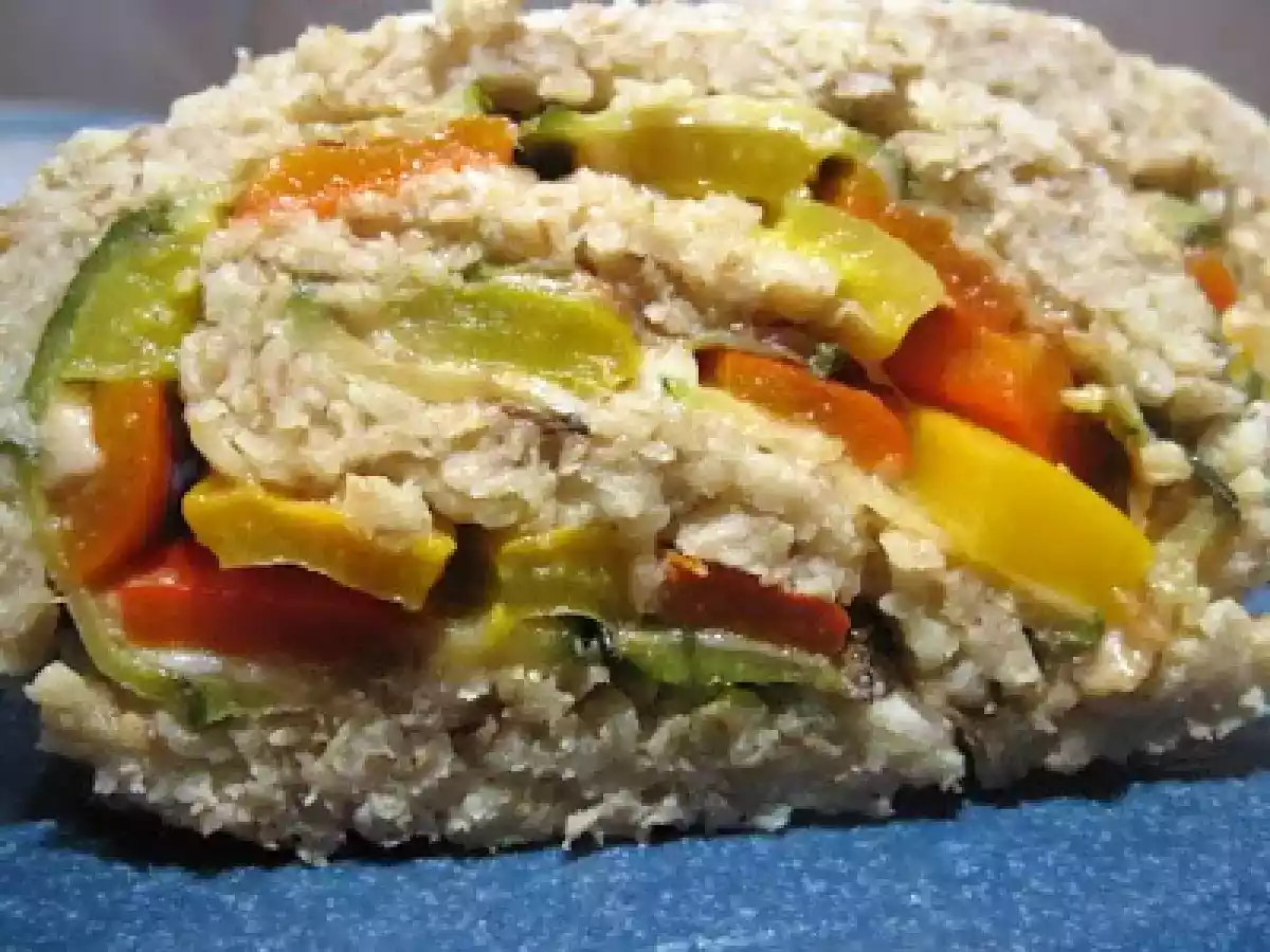 Rotolo di fiocchi d'avena affumicato alle verdure - foto 5