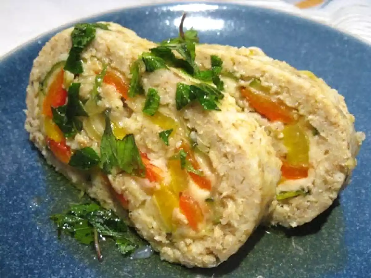 Rotolo di fiocchi d'avena affumicato alle verdure - foto 19