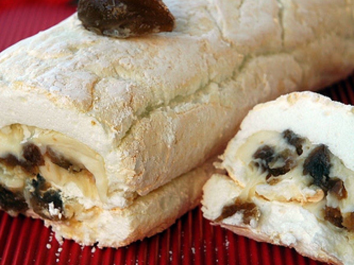 ROTOLO di MERINGA e MARRON GLACES