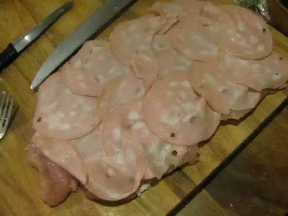 ROTOLO DI PETTO DI POLLO MOOOOLTO FARCITO!!! - foto 2