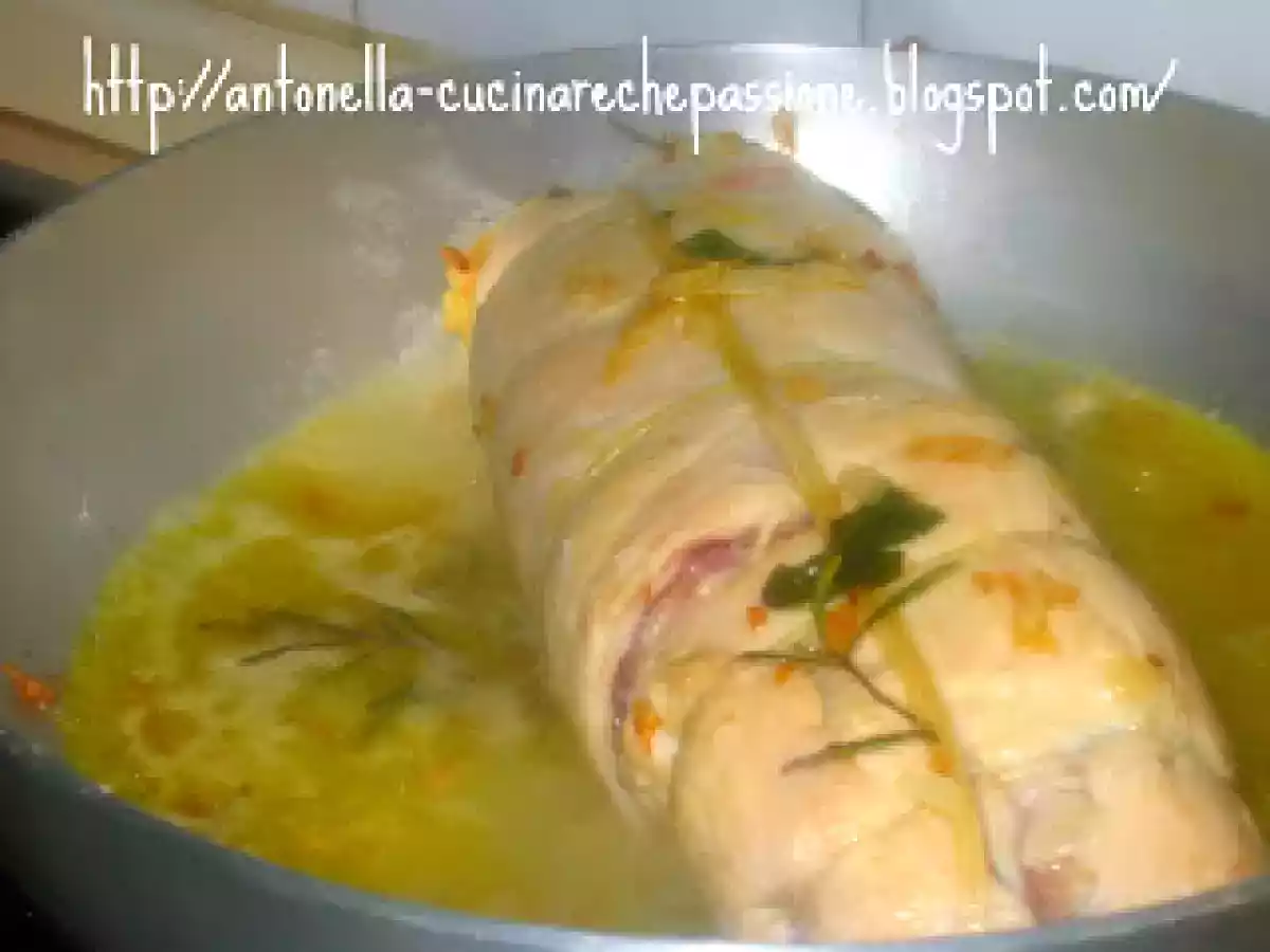 Rotolo di tacchino all'arancia di Tonino