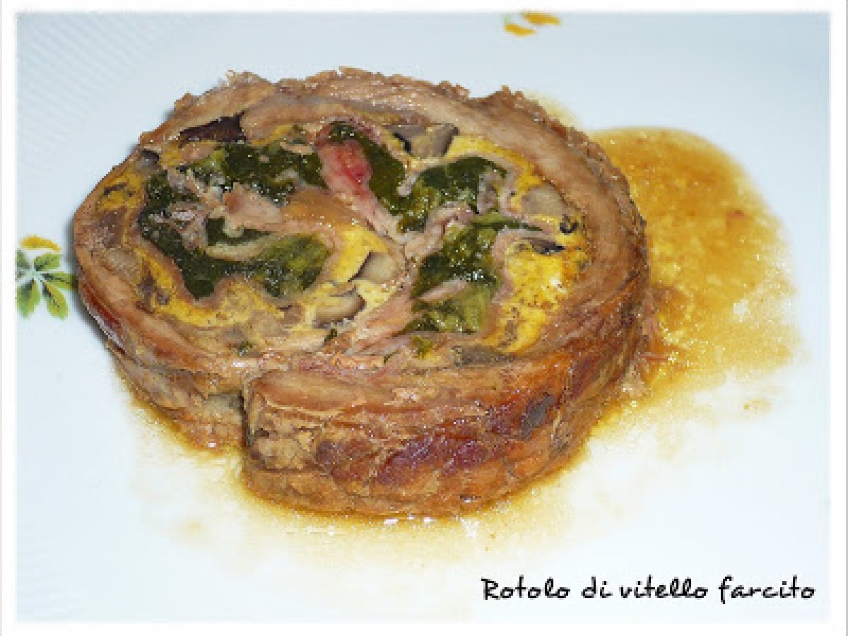 Rotolo di vitello farcito