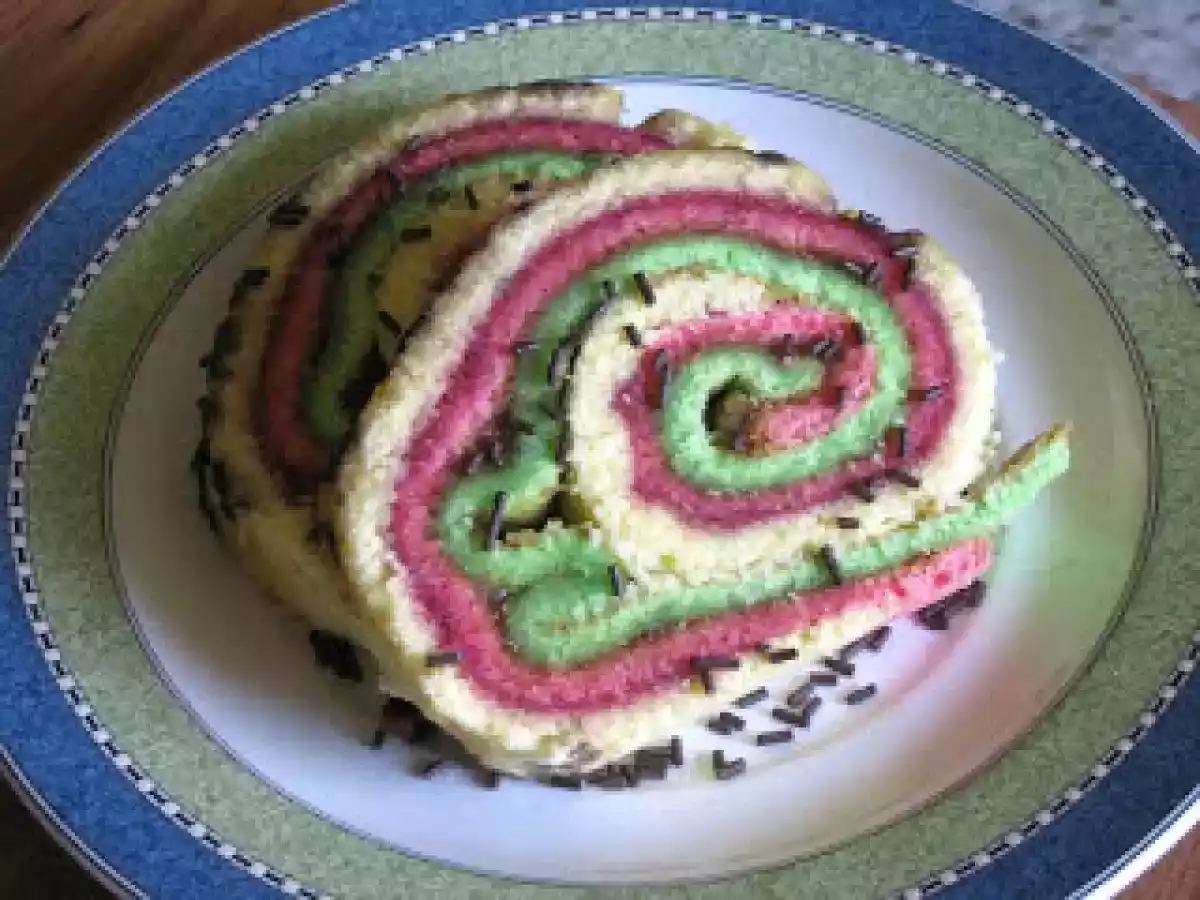 Rotolo dolce tricolore - foto 2