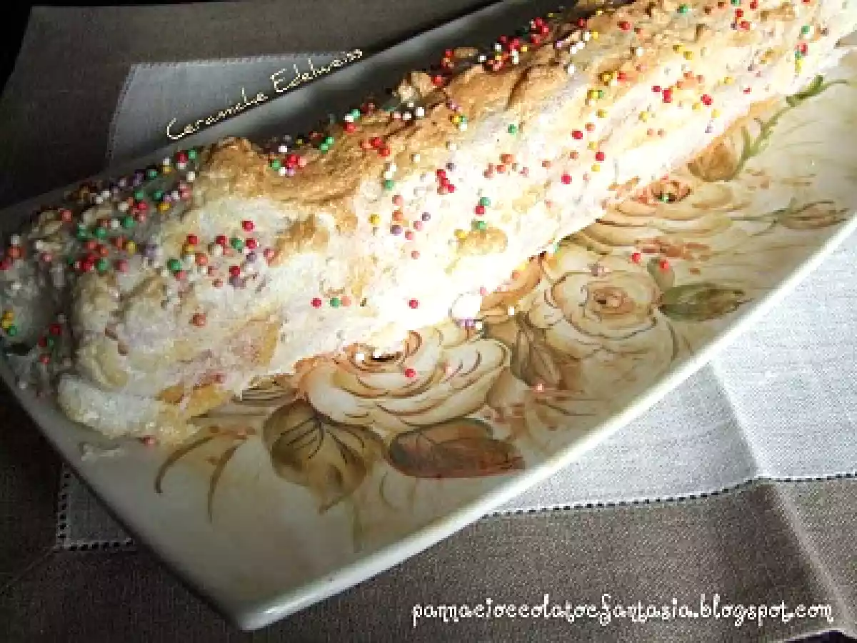 Rotolo meringato alla crema di limone