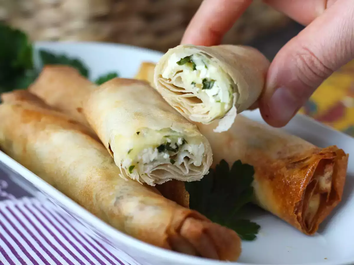 Rqaqat Jibneh: gli involtini libanesi vegetariani in friggitrice ad aria - foto 3