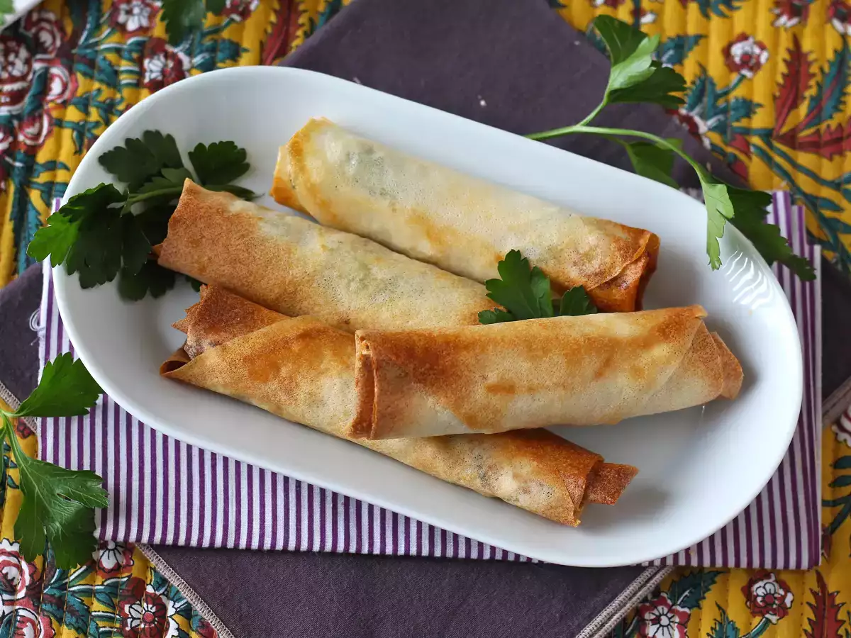 Rqaqat Jibneh: gli involtini libanesi vegetariani in friggitrice ad aria - foto 4