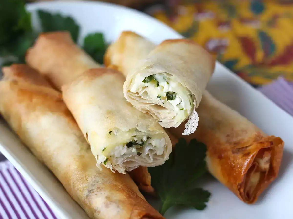 Rqaqat Jibneh: gli involtini libanesi vegetariani in friggitrice ad aria - foto 5