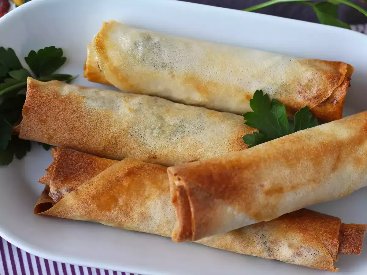Rqaqat Jibneh: gli involtini libanesi vegetariani in friggitrice ad aria - foto 6