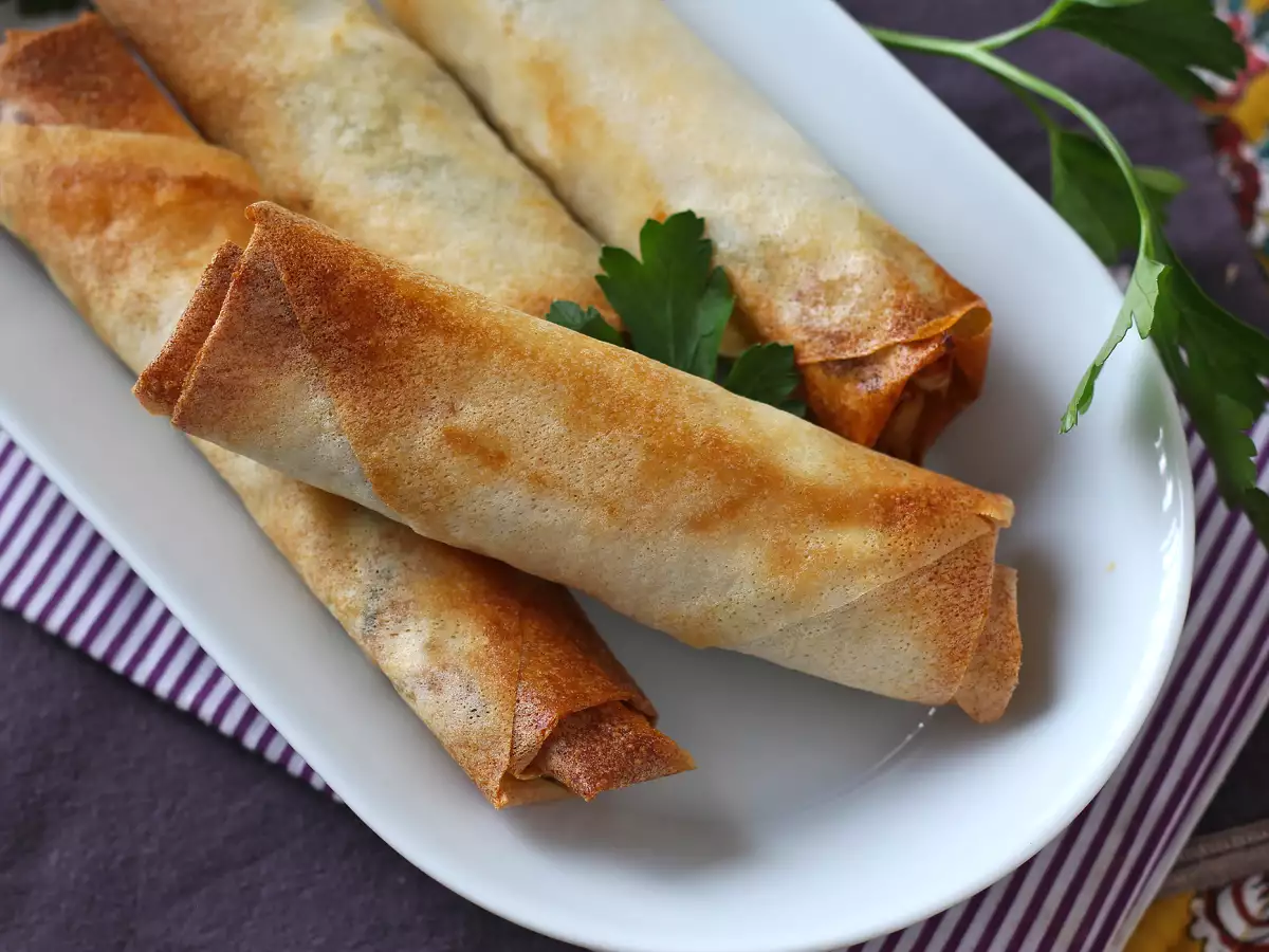 Rqaqat Jibneh: gli involtini libanesi vegetariani in friggitrice ad aria - foto 8