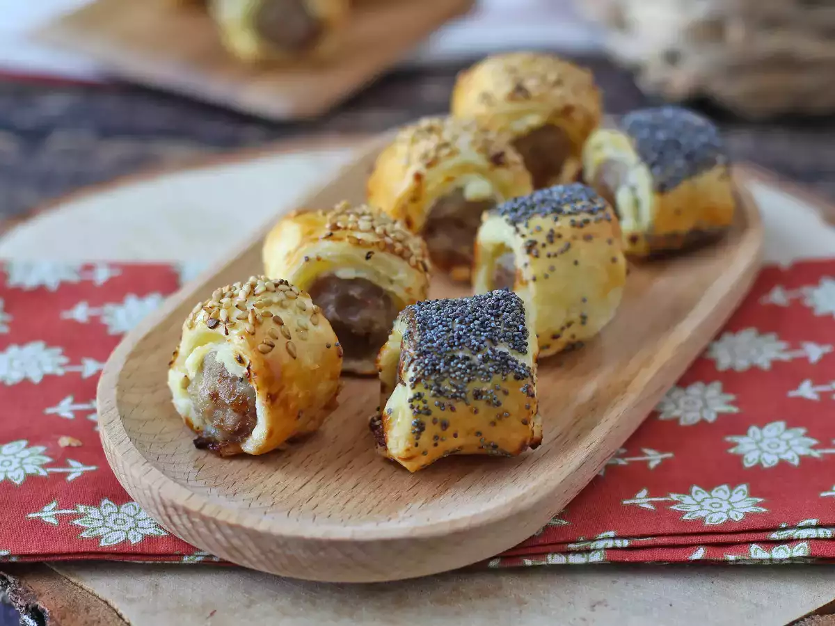 Rustici di salsiccia e formaggio in friggitrice ad aria - foto 6